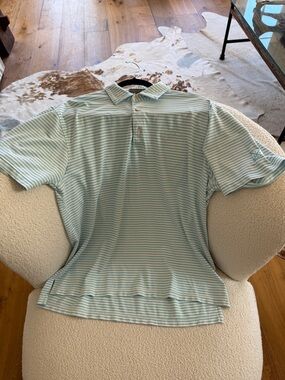 Peter Millar Summer Comfort Sea Island Yacht Club Logo Golf Shirt. Large.